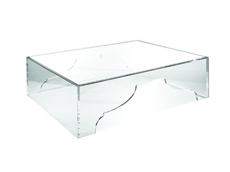 Marrakesh Cocktail Table with Colored Glass Insert