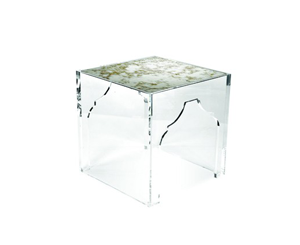 Marrakesh Side Table with Specialty Mirror